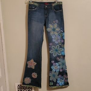 Vintage Blue Cult patchwork Jeans  Los Angeles